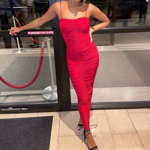 ❤️Red Spaghetti Strapped Dress❤️